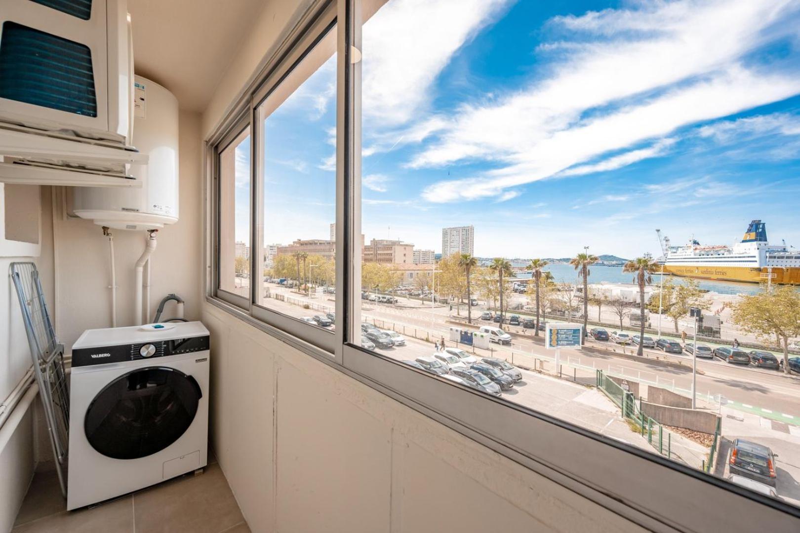 Air-Conditioned Apartment - Sea View Port Toulon Exteriér fotografie